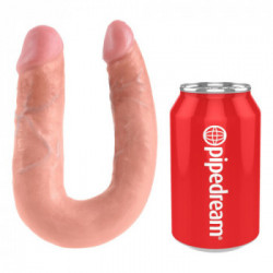 King Cock Double Trouble - Dildo Realistico Doppio, 33,5 cm Ø 3,3 cm