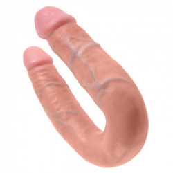 King Cock Double Trouble - Dildo Realistico Doppio, 33,5 cm Ø 3,3 cm