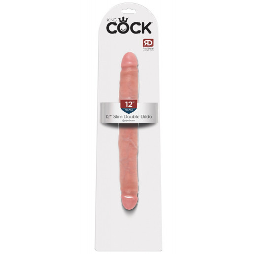 King Cock 12 Slim Double Dildo - Dildo...
