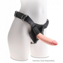 King Cock Plus 7 Triple Density Cock - Dildo Realistico con Ventosa, 17,8 cm, Ø 3,8 cm