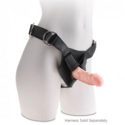 King Cock Plus 5 Triple Density Cock - Dildo Realistico con Ventosa, 12,7 cm, Ø 4,1 cm