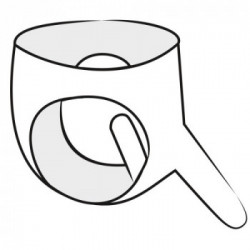 Late X Briefs Black S-L - Slip In Latex con 1 Dildo Interno e 1 Dildo Esterno, Taglia S-L