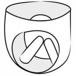 Late X Briefs Pump Dildo S - Slip In Latex con 2 Dildo Gonfiabili, Taglia S