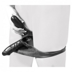 Late X Briefs Pump Dildo S - Slip In Latex con 2 Dildo Gonfiabili, Taglia S