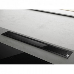 Elica PANDORA GME BL/A/90 - Cappa Aspirante Downdraft , Vetro Nero, 90 cm, PRF0120981, C (MOTORE NON INCLUSO)