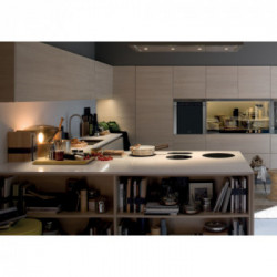 Foster 7366 040 - Composizione Modular Induction, 4 Zone, Nero