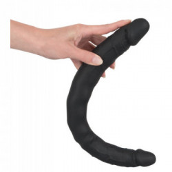 Bad Kitty Double Dong - Dildo Doppio in Silicone, Lunghezza Totale 40 cm, Ø 2,8-4 cm