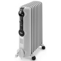 De Longhi TRRS 0920 - Stufetta Elettrica, Radiatore Interno, Bianco, 2000 W