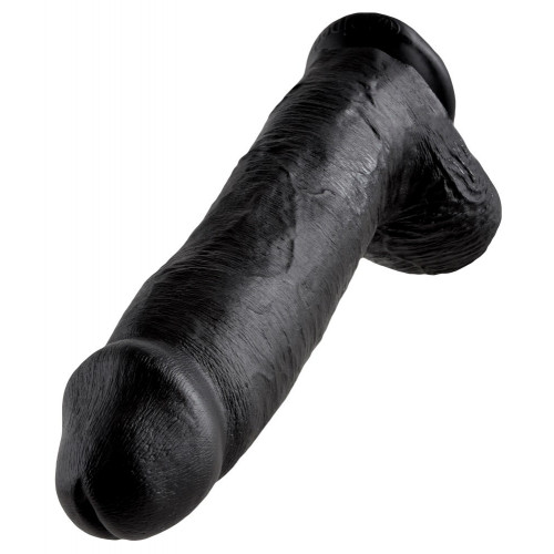 King Cock 12 With Balls Black - Dildo...