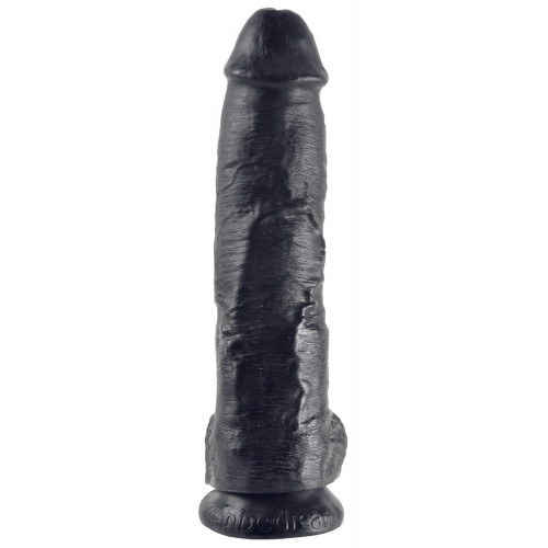 King Cock 10 With Balls Black - Dildo...