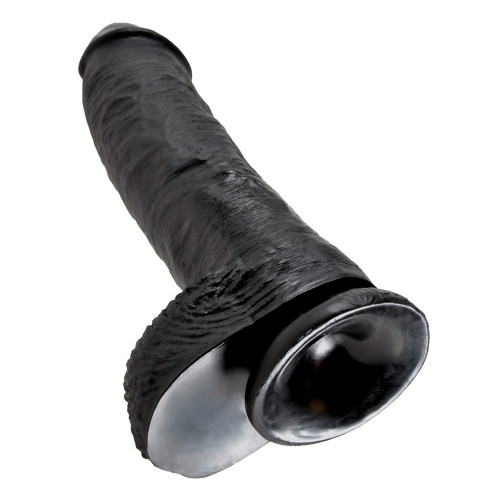 King Cock 10 With Balls Black - Dildo...