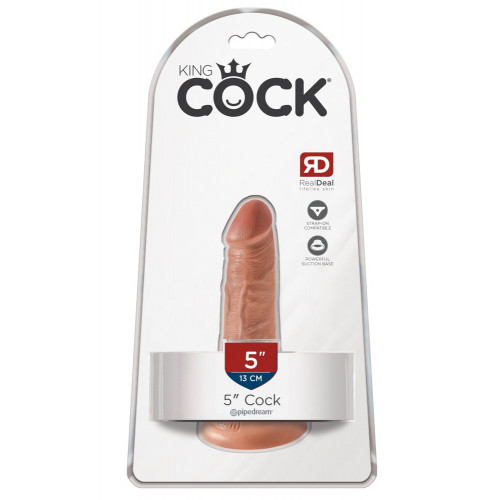 King Cock 5 - Dildo Realistico con Ventosa,...