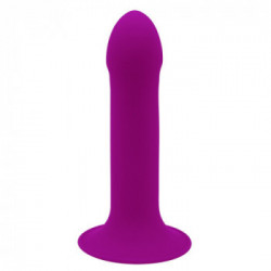 Adrien Lastic Hitsens 6 - Dildo Flessibile con Ventosa, Viola, Lunghezza Totale 13,5 cm, Ø 3,3 cm