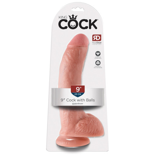 King Cock 9 With Balls - Dildo Realistico con...