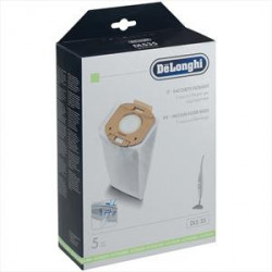De Longhi DLS35 - Sacchetti per Aspirapolvere, 5 Pezzi, per XLF1500/1600 e XLC6550/6050