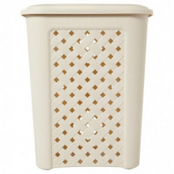 Tontarelli - Portabiancheria Arianna, Traforato, 30 Lt., Beige