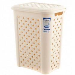 Tontarelli - Portabiancheria Arianna, Traforato, 30 Lt., Beige