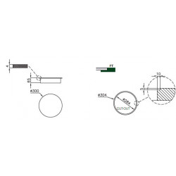 Foster 7362 305 - Fuoco a Induzione per Modular System, 300 mm