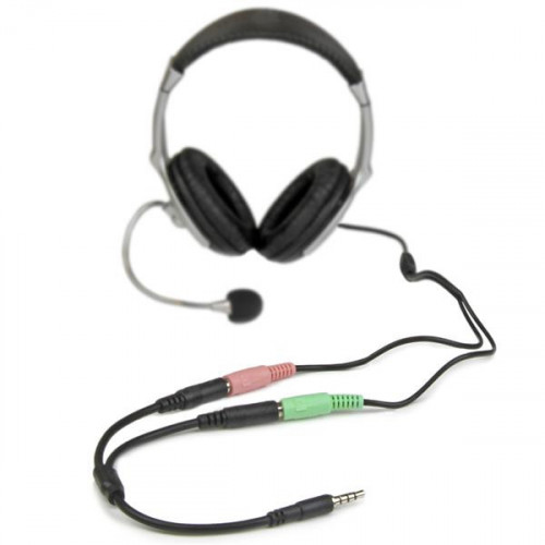 StarTech.com Cavo Sdoppiatore per Cuffie 3.5mm...