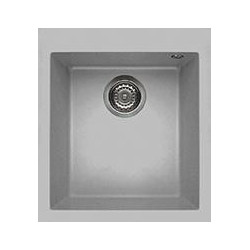 Elleci LMQ10079 - Lavello quadra 100, 41x50, 1V, aluminium