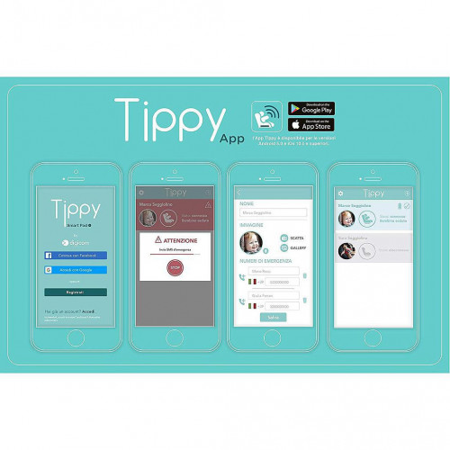 Tippy Smart Pad - Sensore Antiabbandono Bambino