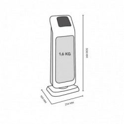 Argo Mood - Termoventilatore ceramico, 2000 W