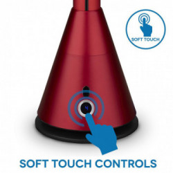 Argo Oniro Tower Red - Ventilatore a Torre, Bladeless, Telecomando, Rosso