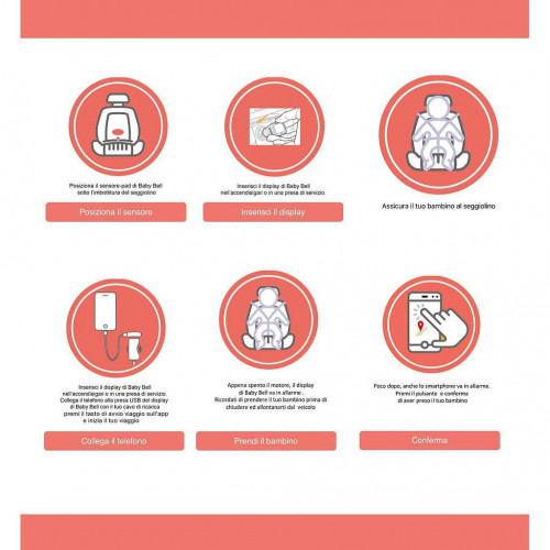 Baby Bell - Dispositivo Antiabbandono per...