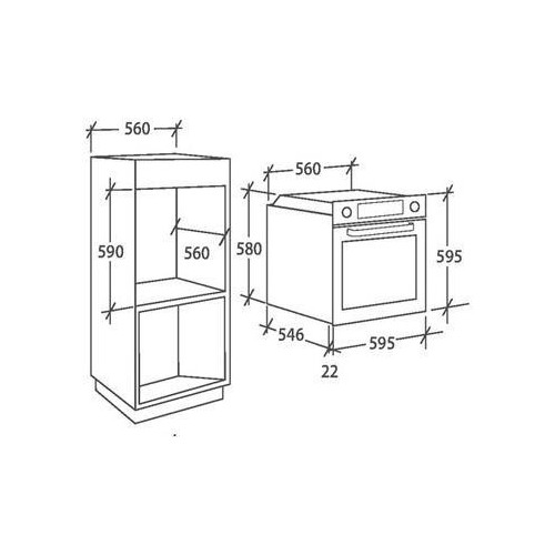 Candy FCPS815XL - Forno Elettrico da Incasso,...