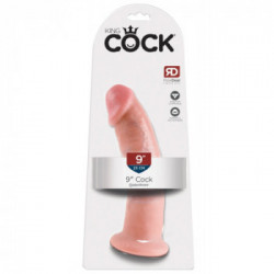 King Cock 9 Light - Dildo Realistico con Ventosa, 22,9 cm, Ø 5,3 cm