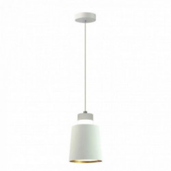 7W LED Pendant Light (Acrylic) - White Lamp Shade 120*190mm 4000K