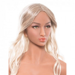 Ultimate Fantasy Dolls Kitty - Bambola a Grandezza Naturale, Viso 3D, Bionda