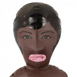 You2Toys Doll Earth - Bambola Gonfiabile in PVC, Carnagione Scura