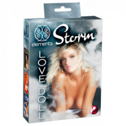 You2Toys Doll Storm - Bambola Gonfiabile in PVC, Carnagione Chiara, Bionda