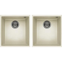 Elleci LGQ20062BSO - Lavello quadra 200, , 2V, bianco antico