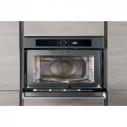 Whirlpool AMW 509/IX - Forno Microonde da Incasso DualCrisp, 6° Senso, Inox, 40 litri