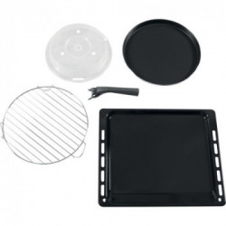 Whirlpool AMW 509/IX - Forno Microonde da Incasso DualCrisp, 6° Senso, Inox, 40 litri