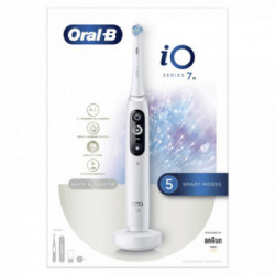 Oral-B iO Series 7n - Spazzolino Elettrico Ricaricabile, Dispaly a Colori, 1 Testina, 5 Modalità Pulizia, 1 Custodia da Viaggio