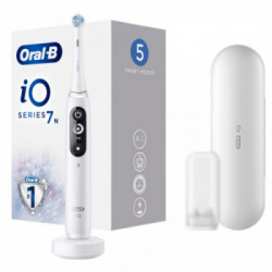 Oral-B iO Series 7n - Spazzolino Elettrico Ricaricabile, Dispaly a Colori, 1 Testina, 5 Modalità Pulizia, 1 Custodia da Viaggio