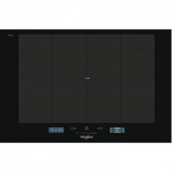 Whirlpool SMP 778 C/NE/IXL - Piano Cottura ad Induzione, 8 Zone, Nero 