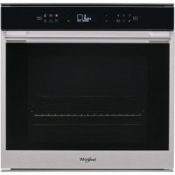 Whirlpool W7 OM4 4S1 P - Forno da Incasso Pirolitico, 6° Senso, Inox, 73 litri, A+