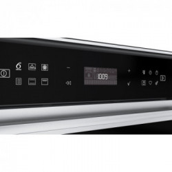 Whirlpool W7 OS4 4S1 H - Forno da Incasso Autopulente, 6° Senso, Inox, 60 cm, A+