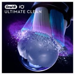 Oral-B iO Ultimate Clean 80335628 testina per spazzolino 4 pz Nero