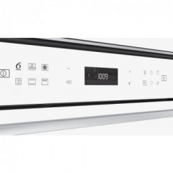 Whirlpool W7 OM4 4S1 P WH - Forno da Incasso W Pirolitico, 6° Senso, Bianco, 73 litri, A+