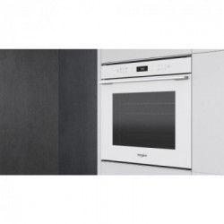 Whirlpool W7 OM4 4S1 P WH - Forno da Incasso W Pirolitico, 6° Senso, Bianco, 73 litri, A+