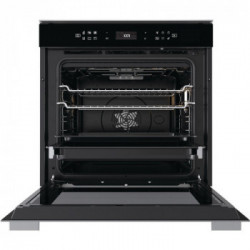 Whirlpool W7 OM4 4BS1 H - Forno da Incasso Autopulente, 6° Senso, Inox, 60 cm, A+ 