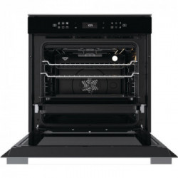 Whirlpool W7 OM4 4BS1 H - Forno da Incasso Autopulente, 6° Senso, Inox, 60 cm, A+ 