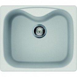 Elleci LGF20068 - Lavello fox 200, 58x50, 1V, bianco