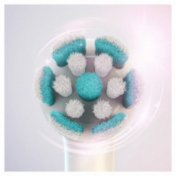 Oral-B iO Gentle Care 80346671 testina per spazzolino 4 pz Blu, Bianco