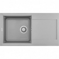 Elleci LMY29079 - Lavello easy 290, 78x43.5, 1VG, aluminium